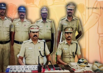 துரிதமாக செயல்பட்டு கடத்தல் கும்பலை  பிடித்த தூத்துக்குடி மற்றும் கரூர் மாவட்ட காவல்துறை