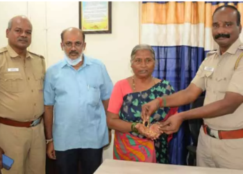 தவறவிட்ட 11 பவுன், நகைகள் ஒப்படைப்பு!