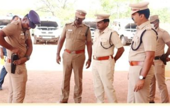 காவல்துறை வாகனங்களை, மாவட்ட காவல் கண்காணிப்பாளர் ஆய்வு!
