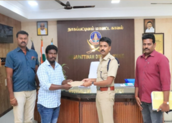 இழந்த பணத்தை உரியவரிடம், ஒப்படைத்த காவல்துறையினர்!