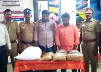 மாணவர்களுக்கு, கஞ்சா விற்ற 2 பேர் கைது!