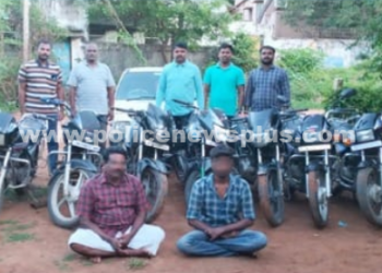 வாகன கைவரிசை, 2 குற்றவாளிகள்  கைது!