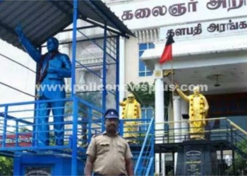 தலைவர்களின் சிலைகளுக்கு, காவல்துறையினர் பலத்த பாதுகாப்பு!