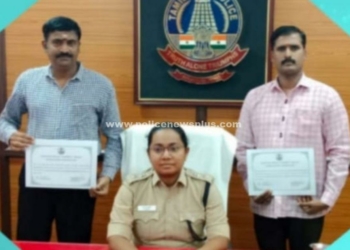 தனிப்பிரிவு காவல்துறையினர், மயிலாடுதுறை எஸ்.பி பாராட்டு!