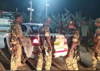 நக்சலைட் தடுப்பு சிறப்பு பிரிவு, காவல்துறையினர் தீவிர வாகன சோதனை!