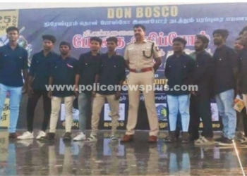 கடற்கரை பகுதியில் , தூத்துக்குடி S.P