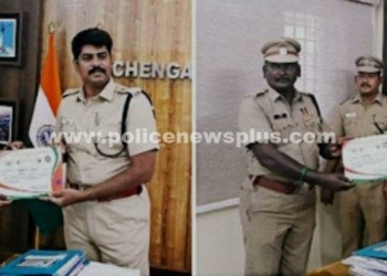 147 காவல்துறையினருக்கு, பதக்கம் வழங்கிய செங்கல்பட்டு S.P