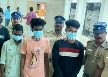 வீடுபுகுந்து வாலிபர் வெட்டிக்கொலை 4  பேர் கோர்ட்டில் சரண்!