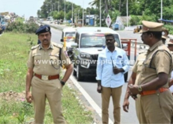 பராமரிப்பு பணிக்காக போக்குவரத்து மாற்றம், காவல் ஆணையர்  நேரில் ஆய்வு!