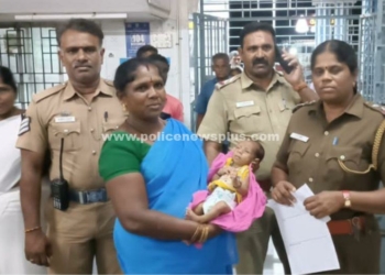 ஒரு மாத குழந்தைக்கு, மது ஊற்றி கொடுத்த போதை பெண்!