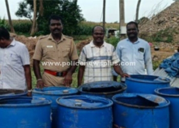 பெருமணம் கிராமத்தில், கள்ளச்சாராய ஊறல் அழிக்கப்பட்டது!