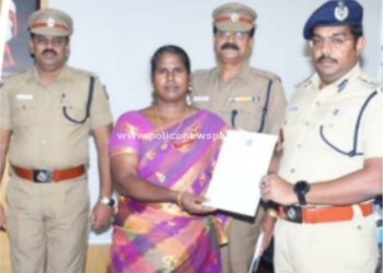 சிறப்பாக பணிபுரிந்த காவல் அதிகாரிகள்,நற்சான்றிதழ்,பண வெகுமதி!