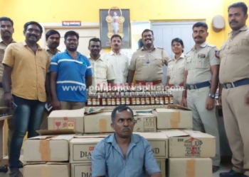 பட்டிக்குளம் பகுதியில், 1400 மது பாட்டில்கள் பறிமுதல்!