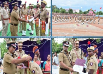 காவல்துறையினருக்கு பதக்கம் மற்றும் சான்றிதழ்!