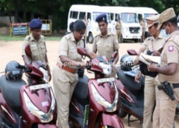 ஆயுதப்படை மைதானத்தில், தஞ்சை S.P ஆய்வு!