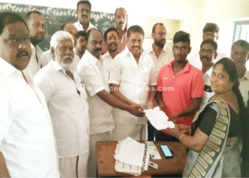 செக்கானூரணியில் மாவட்ட செயலாளர் ஆய்வு!