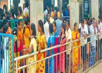 இருக்கன்குடி  கோவிலில் ஏராளமான பக்தர்கள் சுவாமி தரிசனம்!