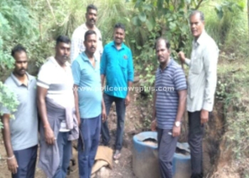 தீவிர வேட்டையில் மலைப்பகுதியில் கள்ளச்சாராயம் அழிக்கபட்டது!