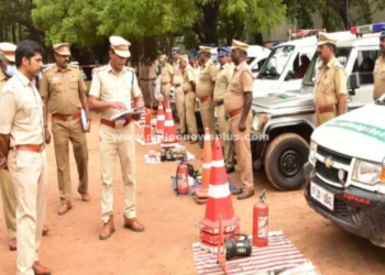 நெடுஞ்சாலை ரோந்து வாகனங்கள் ஆய்வு!