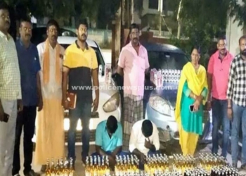 சொகுசு காரில் சென்னைக்கு கடத்திய போதை 2 பேர் கைது!