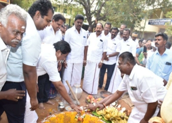 ரூ.1.80 கோடி மதிப்பீட்டில் வகுப்பறை கட்டிடப் பணிக்கு அடிக்கல் நாட்டல்!