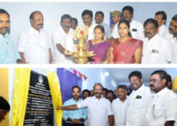 சிவகங்கையில் ஊரக வளர்ச்சி துறை அமைச்சர்!