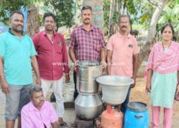 செங்குனம் கிராமத்தில் கள்ளச்சாராய ஊறல் அழிப்பு!