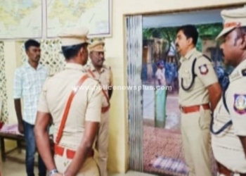 காவல் அலுவலகத்தில் S.P ஆய்வு