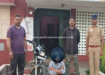 லாரி டியூபில் 150 லிட்டர் சாராயம் வாலிபர் அதிரடி கைது!