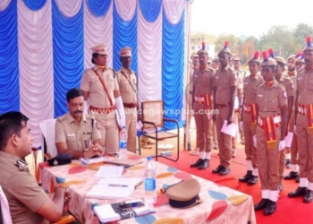 வருடாந்திர ஆய்வில் காவல்துறை துணைத் தலைவர்