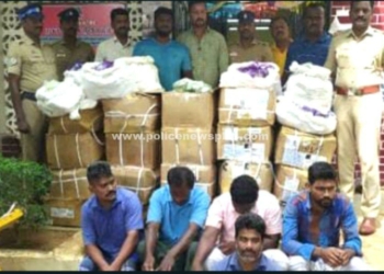 காவல்துறையினரின் தீவிரம் குடோனில் பதுக்கிய கடத்தல் பொருள்!