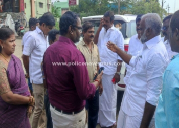 சேதம் அடைந்த சாலைகளை சட்டமன்ற உறுப்பினர் நேரில் ஆய்வு