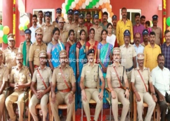 நவீன முறையில் புதியதாக கட்டப்பட்டுள்ள காவல் நிலையம்