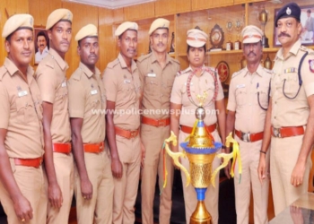 மாநில அளவிலான போட்டியில் 2 ஆம் இடம் பிடித்த காவல்துறை