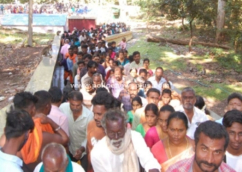 ஆயிரத்துக்கு மேற்பட்ட பக்தர்கள் கூட்டம்