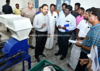 தோட்டக்கலைத் துறையின் பணிகள் ஆட்சியர் ஆய்வு