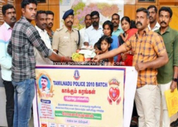 15,95,000 பணத்திற்கான காசோலை வழங்கிய S.P