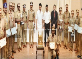 அகில இந்திய போட்டியில் வெற்றி பெற்ற காவல்துறை வீரர்கள்