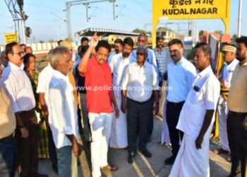 அடிப்படை வசதிகள் குறித்து மதுரை M.P ஆய்வு