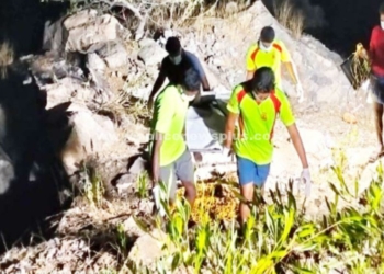 கல்லைக் கட்டி கல்குவாரியில் வீசி கொலை!