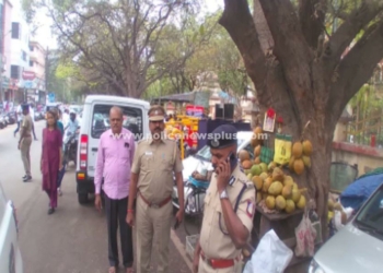 பாதுகாப்பை பலப்படுத்த நேரில் சென்ற கோவை காவல் ஆணையர்