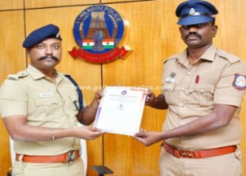 காவலர்களை சிறப்பித்த S.P