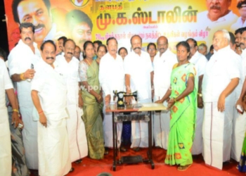 பட்ஜெட் விளக்க பொதுக்கூட்டத்தில் நலத்திட்ட உதவிகள்