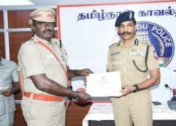 காவல்துறையினரின் துரித செயலை பாராட்டிய D.G.P