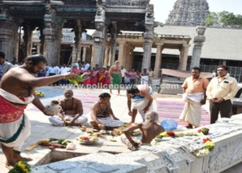 கோயில் மண்டபம் புணரமைக்கும் பணி