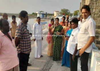 அணை பகுதியில் திடீர் ஆய்வு