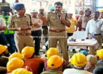 4000 ற்கும் மேற்பட்ட வடமாநில தொழிலாளர்களுடன் S.P