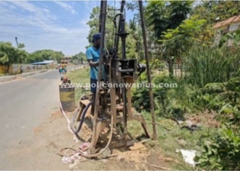 சுமார் 31 கிலோமீட்டர் தூரத்திற்கு மண் பரிசோதனை பணி