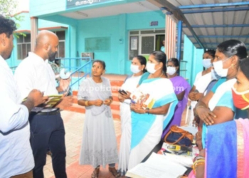 வளர்ச்சி திட்டப்பணிகளை நேரில் ஆய்வு செய்த ஆட்சியர்