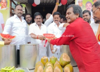 அ.தி.மு.க சார்பில் தண்ணீர் பந்தல் திறப்பு